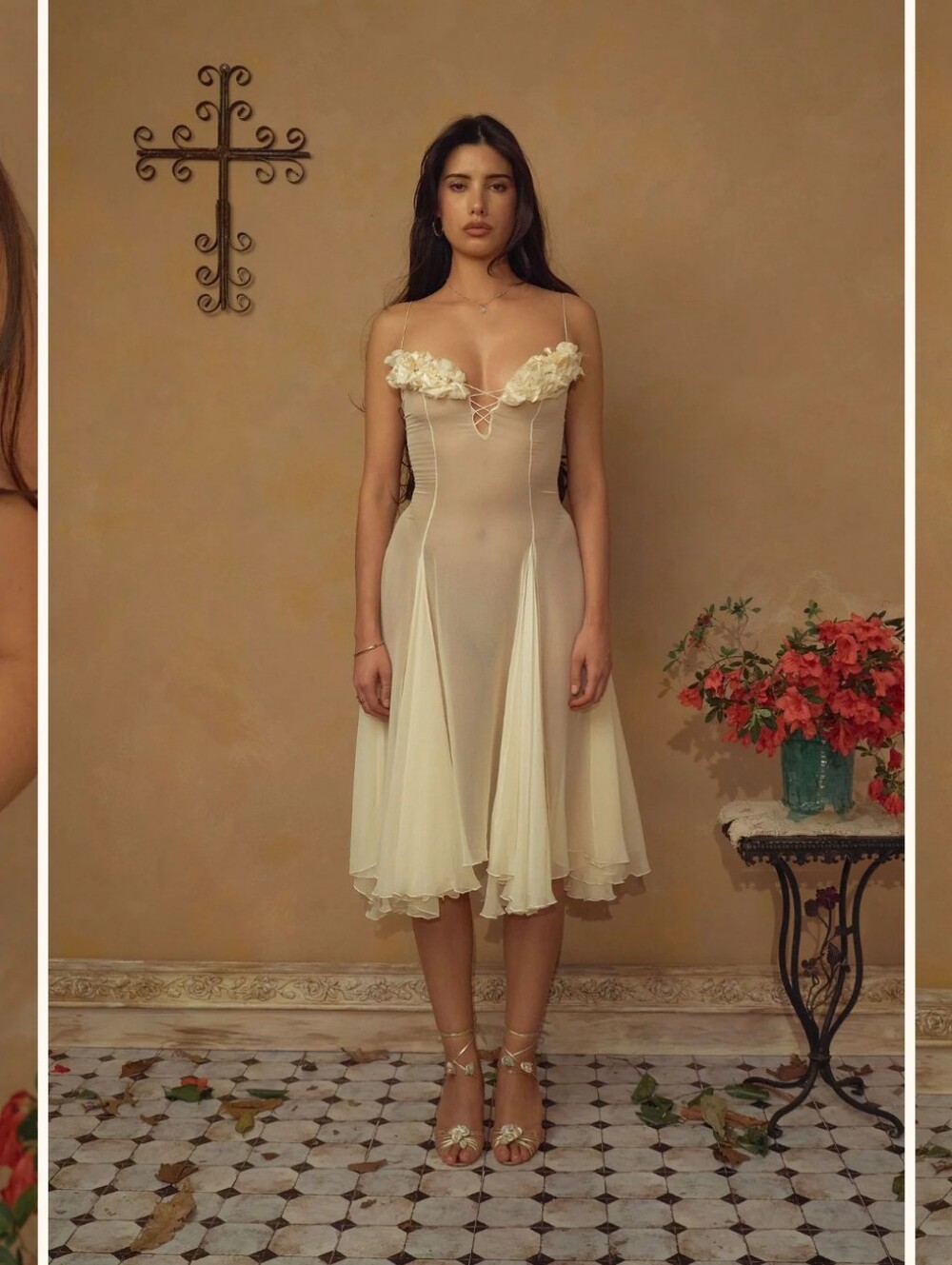 Mirror Palais Valentina Dress in Butter- M - Picture 9 of 16